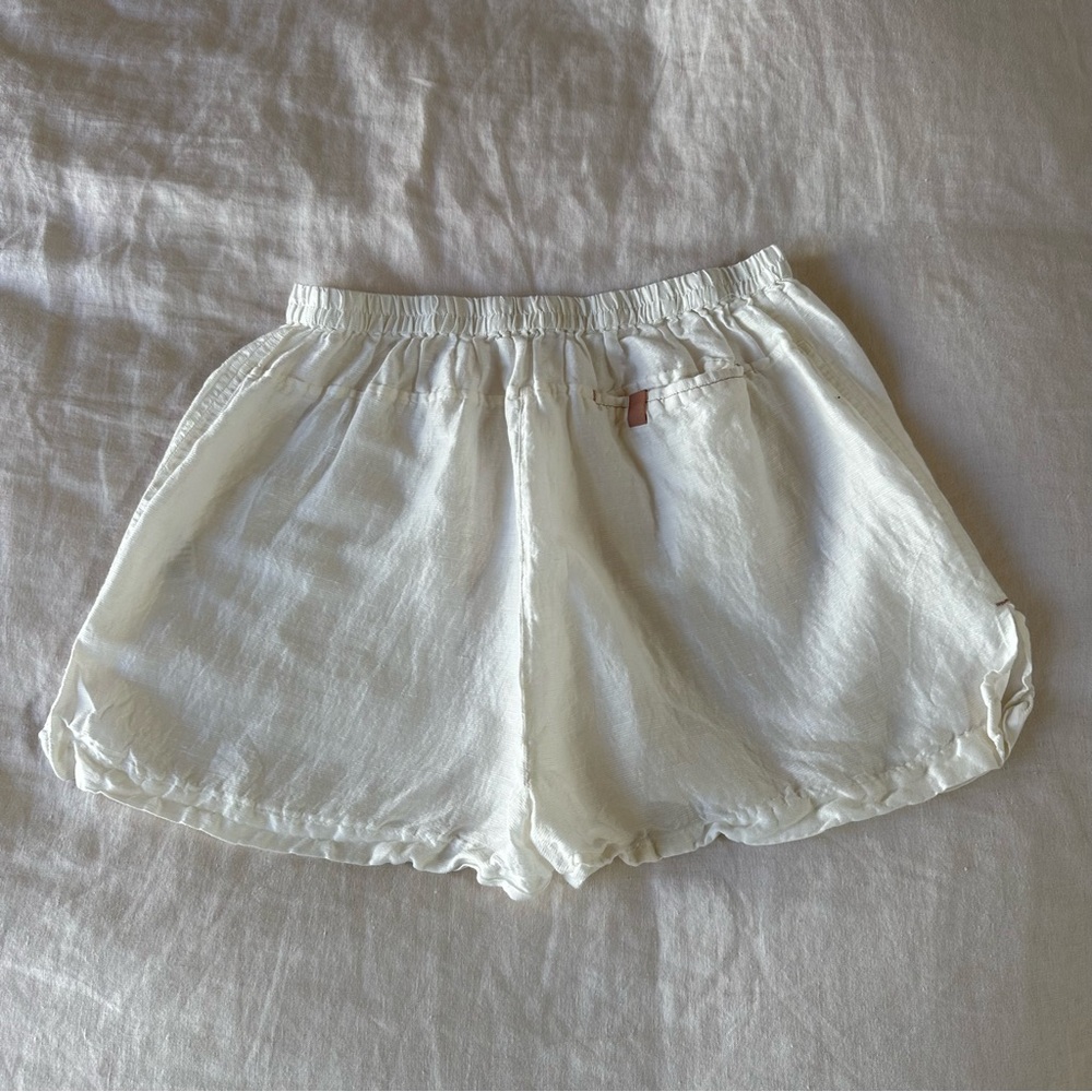 Lunya Linen Cotton Silk Pajama Shorts Medium - Picture 2 of 6